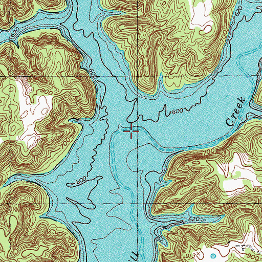Topographic Map of Greenbrier School (historical), KY