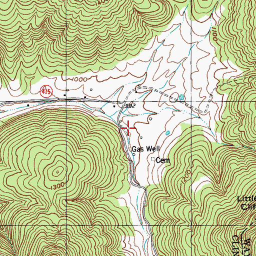 Topographic Map of Braswell School (historical), KY