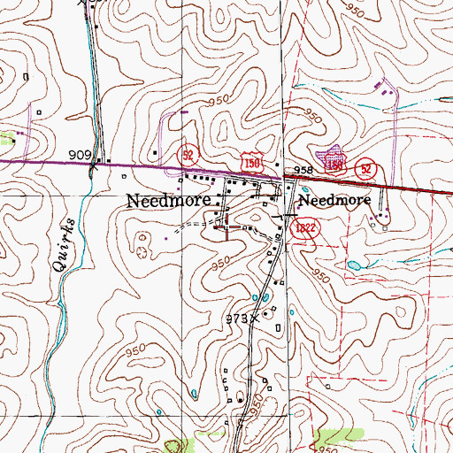 Topographic Map of Atoka Church (historical), KY