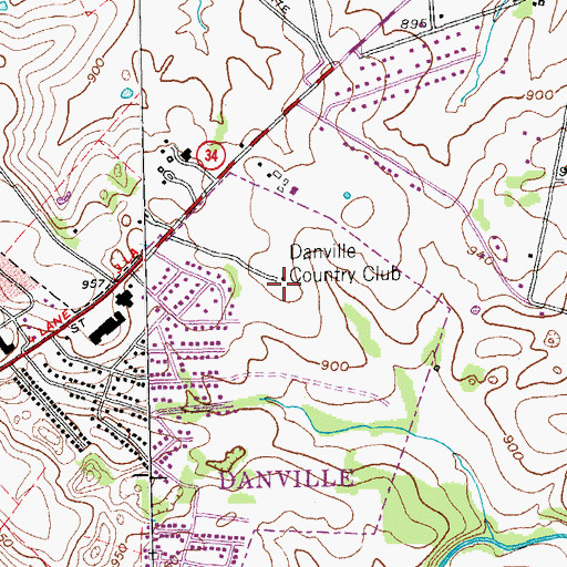 Topographic Map of Fishers Station (historical), KY