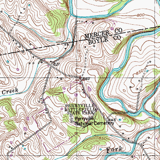 Topographic Map of Providence School (historical), KY