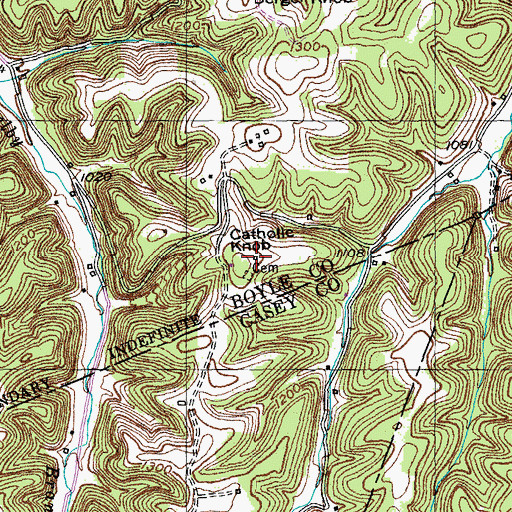 Topographic Map of Saint Francis of Assisi Catholic Church (historical), KY
