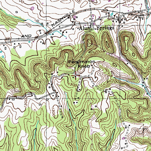 Topographic Map of Saint Joseph Church (historical), KY