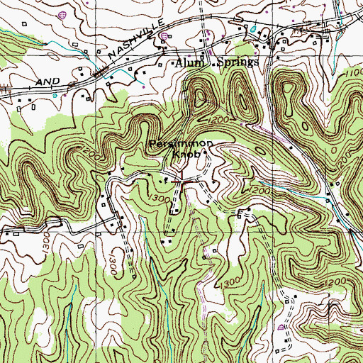 Topographic Map of Saint Joseph School (historical), KY