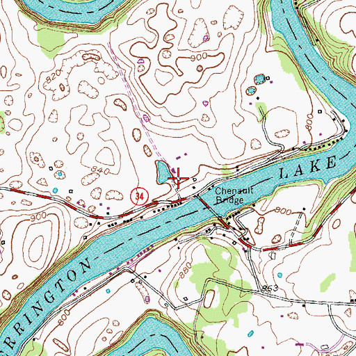 Topographic Map of Syfax Post Office (historical), KY