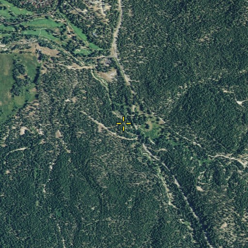Aerial/Satellite Image of Barry Creek, CA