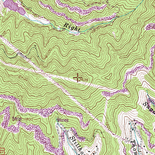 Topographic Map of Crummies Spur, KY