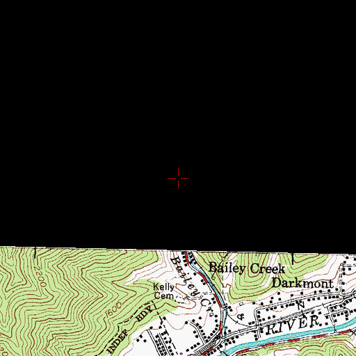 Topographic Map of Galindo Railroad Station (historical), KY