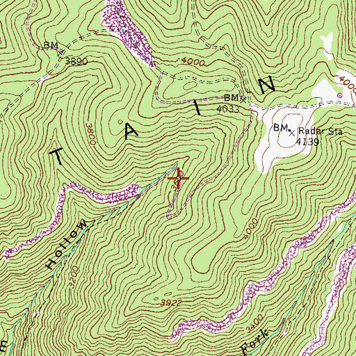 Topographic Map of Garrison Gap, KY