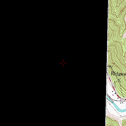 Topographic Map of Kelly Branch Clover Fork, KY