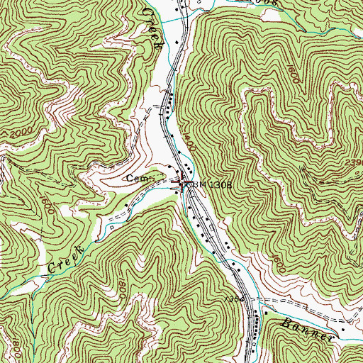 Topographic Map of Lisle Post Office (historical), KY