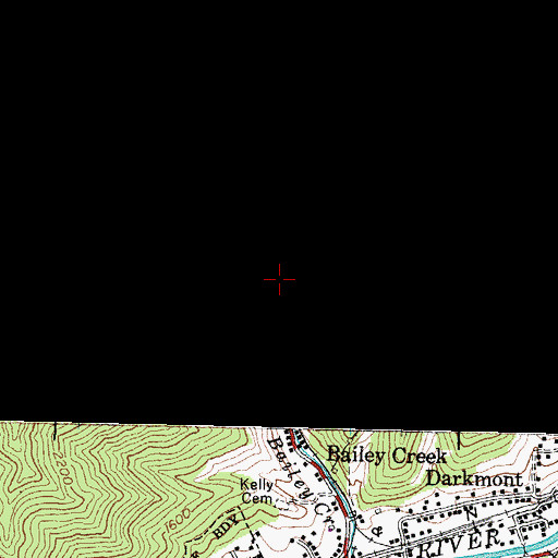 Topographic Map of Lupton Railroad Station (historical), KY