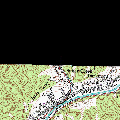 Topographic Map of Springton Railroad Station (historical), KY