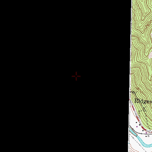 Topographic Map of Townsend Railroad Station (historical), KY
