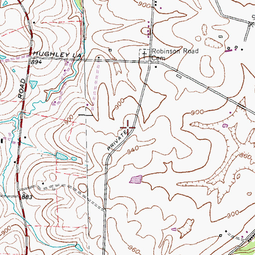 Topographic Map of Edgewood (historical), KY