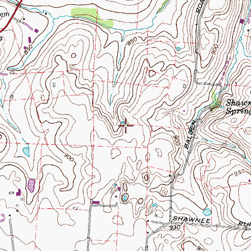 Topographic Map of Maple Lawn (historical), KY