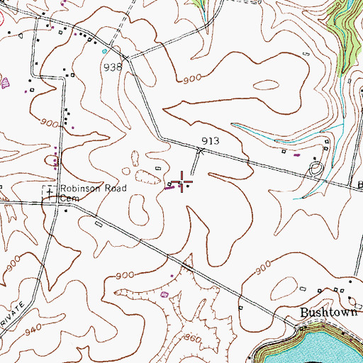 Topographic Map of Maplewood (historical), KY