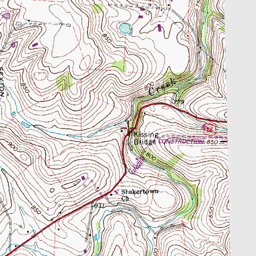 Topographic Map of Shawnee Run (historical), KY