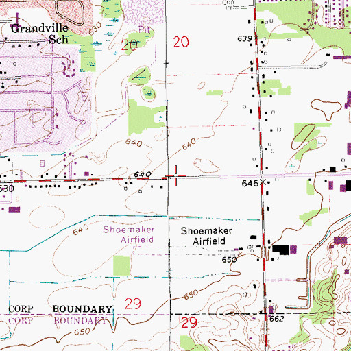 Topographic Map of Advantage Health Physicians, MI