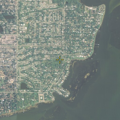 Aerial/Satellite Image of Forrest Bluff Park, FL