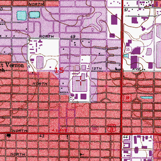 Topographic Map of Jorgenson Lake Park, FL