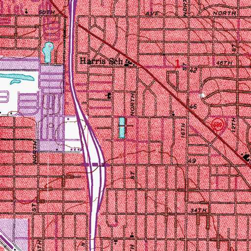 Topographic Map of Kelly Lake Park, FL