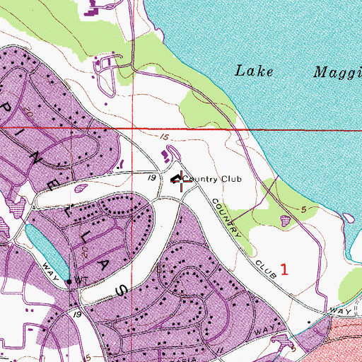 Topographic Map of Lakewood Sports Complex, FL