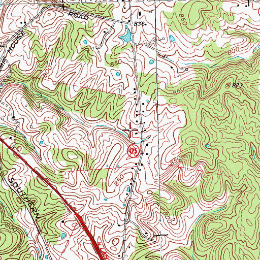 Topographic Map of Ripyville School (historical), KY