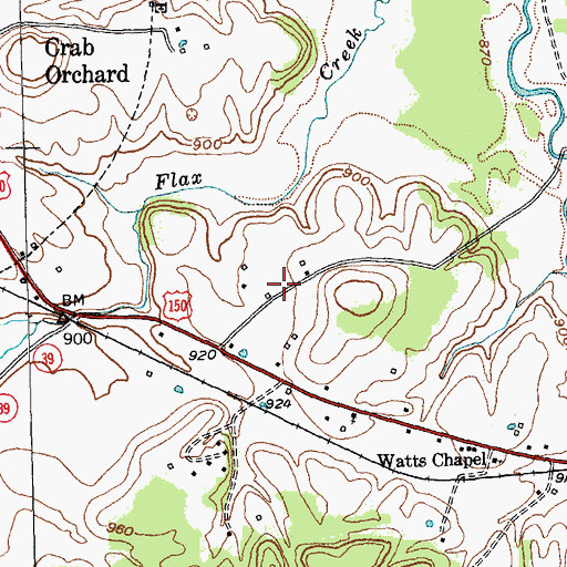 Topographic Map of Albright Graveyard, KY
