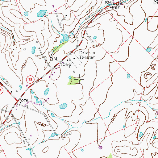 Topographic Map of Ash Grove, KY