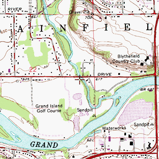 Topographic Map of William Hyser Historical Marker, MI