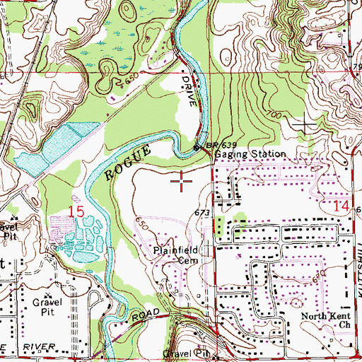 Topographic Map of Austerlitz Post Office Historical Marker, MI