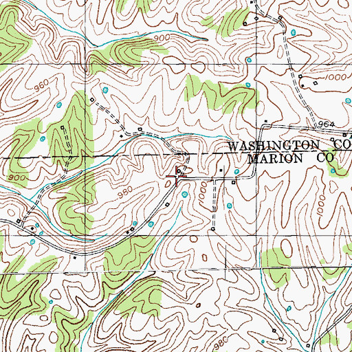 Topographic Map of Logan (historical), KY