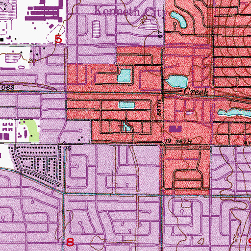 Topographic Map of Sunhaven Lake Park, FL