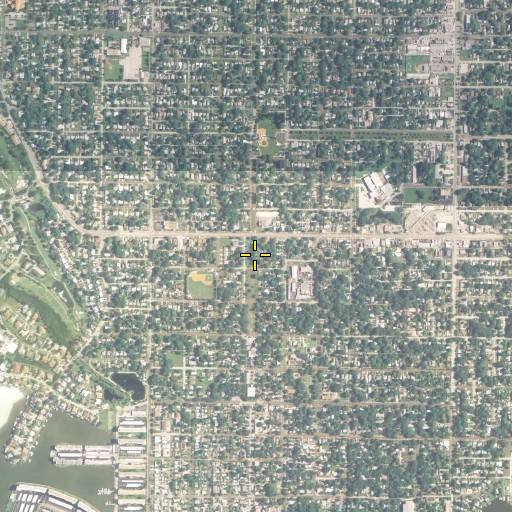 Aerial/Satellite Image of Clymer Park, FL
