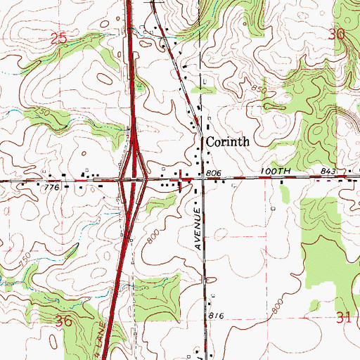 Topographic Map of Covenant Independent Reformed Church, MI