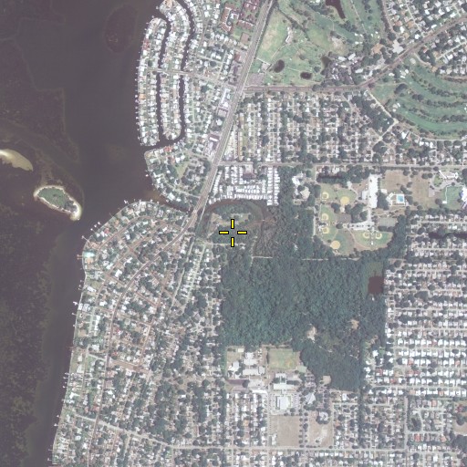 Aerial/Satellite Image of Hammock Park, FL