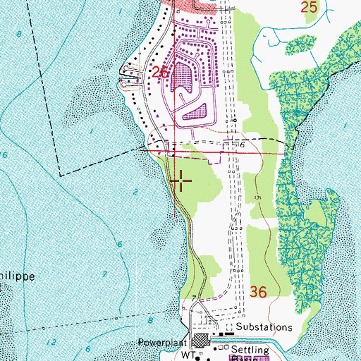 Topographic Map of Mobbly Bayou Wilderness Preserve South Support Area, FL