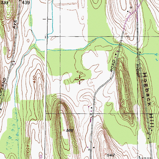 Topographic Map of Butler Quarry, NY