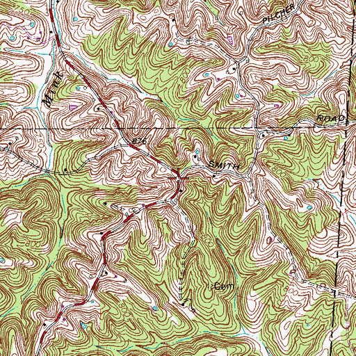 Topographic Map of Dalton School (historical), KY