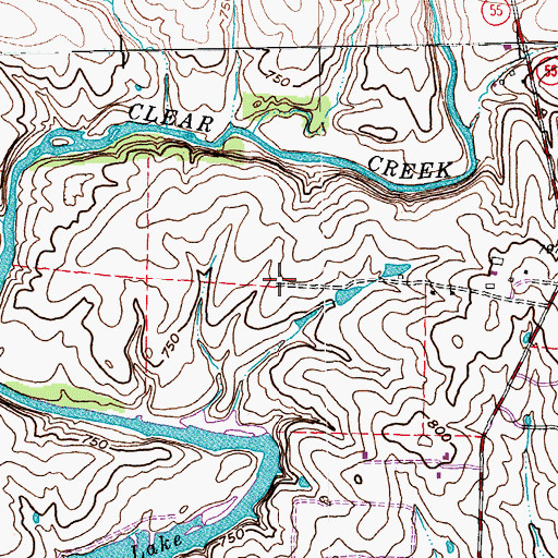 Topographic Map of Lynchs Station (historical), KY
