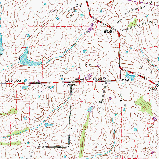 Topographic Map of School Number Twenty-One (historical), KY