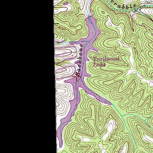 Topographic Map of Scrabble Post Office (historical), KY
