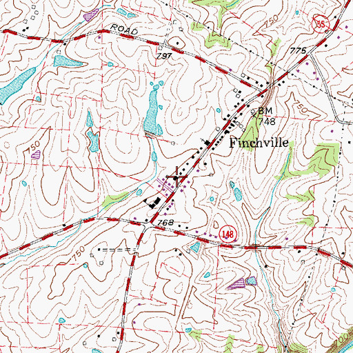 Topographic Map of Shelby Academy (historical), KY