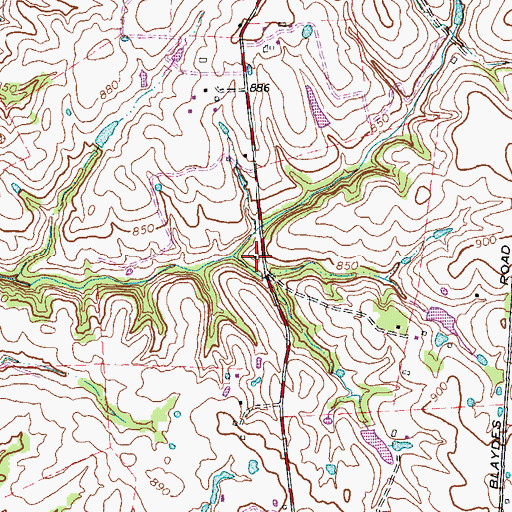 Topographic Map of Sulphur Springs School (historical), KY