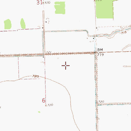 Topographic Map of Sycamore Flats Farm, OH