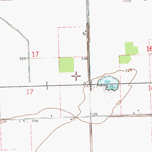 Topographic Map of Pine View Farm, OH