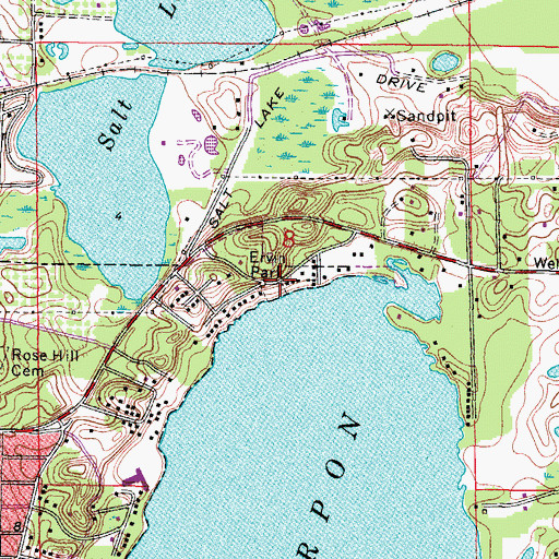Topographic Map of Richard Ervin Park, FL