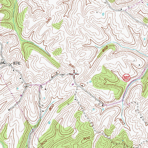 Topographic Map of School Number Twenty-Four (historical), KY