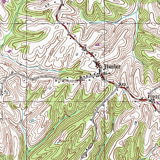 Topographic Map of Assembly of God (historical), KY
